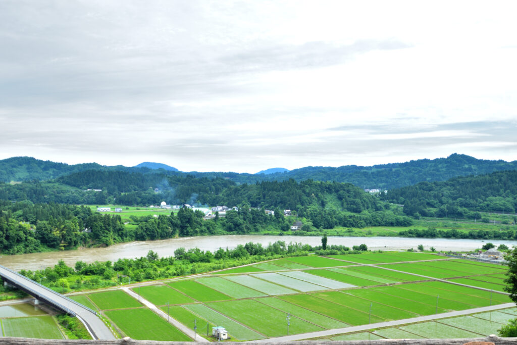越後長岡SAからの風景 photo by サラリーマン日乗