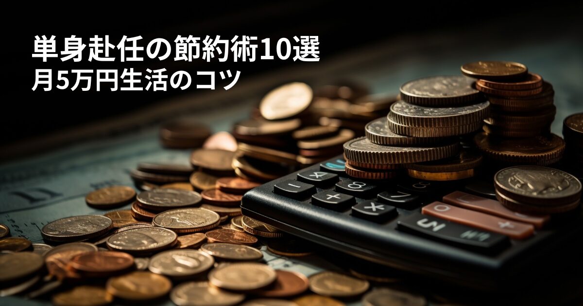 単身赴任の節約術10選｜月5万円生活のコツ